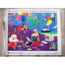 Large Collectable APPLE MACINTOSH LC Poster 1990's 60cm x 75cm
