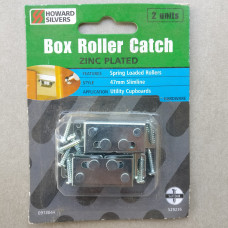 2x Howard Silvers Box Roller Catch Chrome 47mm