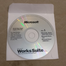 Microsoft Works Suite 2001 OEM Disc 1