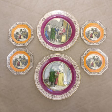 6 Piece Cries of London Plate Set