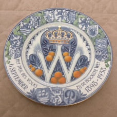 QUEEN WILHELMINA Commemorative Plate 1938