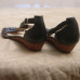 ZENSU Ladies Black Leather Shoes - Size 10 AU