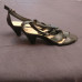 Diana Ferrari SuperSoft Ladies Black Leather Heeled Sandals - Size 10C AU