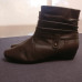Diana Ferrari SuperSoft Ladies Brown Leather Ankle Boots - Size 10C AU