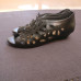 Diana Ferrari SuperSoft Ladies Black Leather Lace Up Sandals - Size 10C AU