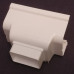 Icon Plastics PVC Gutter Expansion Outlet 100x65mm Rectangular without Backplate