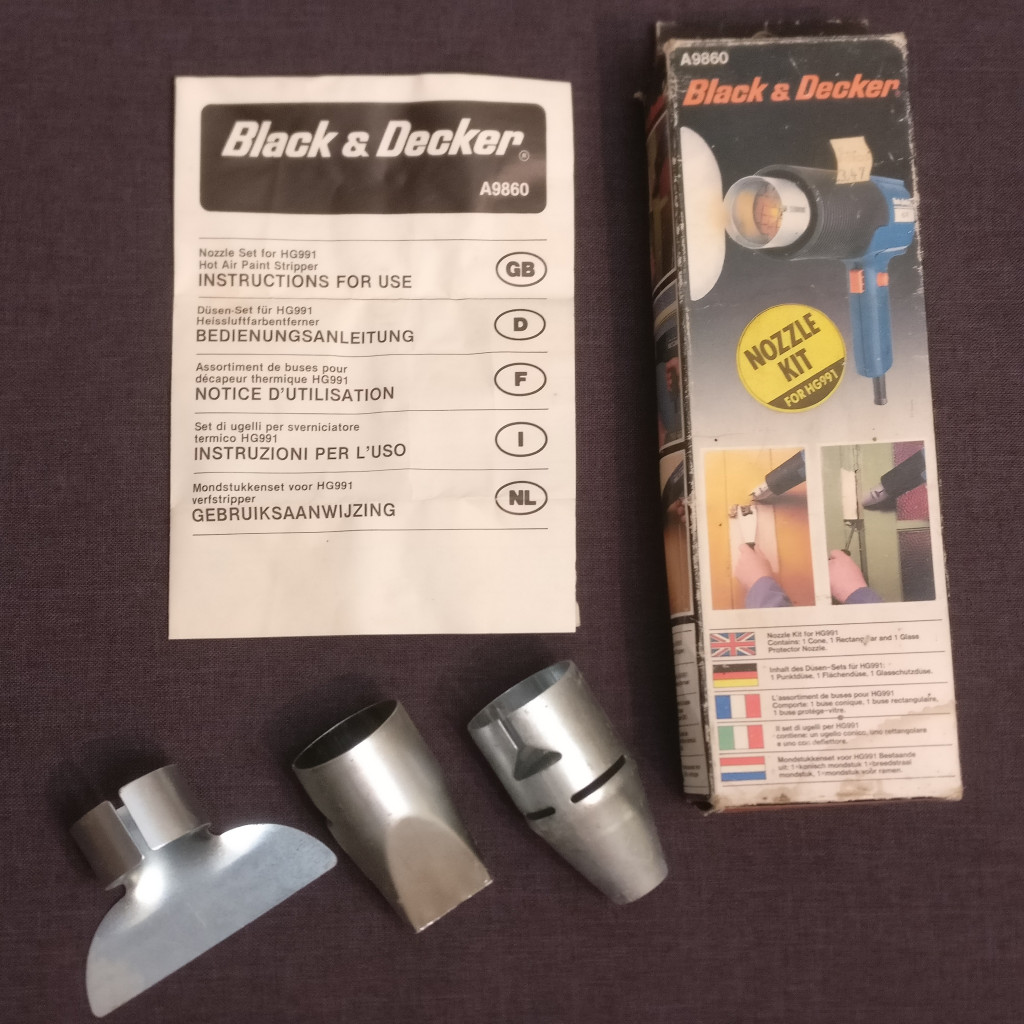 BLACK AND DECKER Heat Gun Nozzle Kit