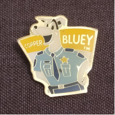 COPPER BLUEY Brooch Pin