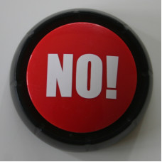 Novelty Red NO! Button