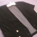 NIG Black Velvet Ladies Jacket - Size Medium