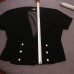 NIG Black Velvet Ladies Jacket - Size Medium