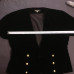 NIG Black Velvet Ladies Jacket - Size Medium