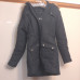 BRAVE SOUL Ladies Dark Navy Size 14 Archie Jacket with Removable Hood