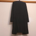 Knitted Ladies Long Cardigan - Black Size 14