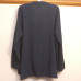 RIVERS Size 14/16 Ladies Collarless Navy Blue Linen Shirt