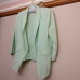 ALLY Light Green Linen Ladies Jacket