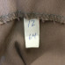 OJAY Ladies Box Pleated Midi Skirt – Taupe - Size 12
