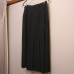 OJAY  Ladies Box Pleated Midi Skirt – Black - Size 12