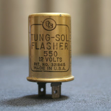 Vintage 12V TUNG-SOL 550 Indicator Flasher Can