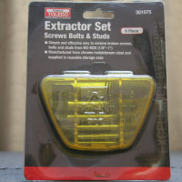 TOLEDO Damaged Screw and Bolt Extractor Set