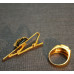 Mens Costume Tie Clip and Ring
