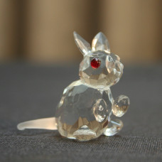 Crystal Mouse Figurine