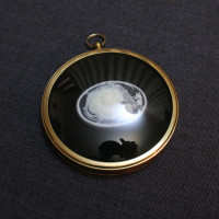 Vintage Miniature Art Nouveau in Cameo (Peter Bates England)