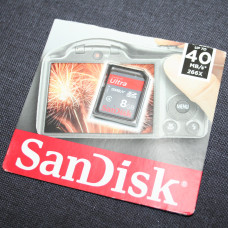 SANDISK Ultra 8GB 15mb/s SD card