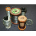 Nichrome and Winding Wire Vintage Wooden Reels 775g gross