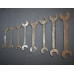 16x Antique Open Ended Spanners
