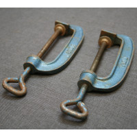 2x DRAPER G Clamp 3.5 Inch